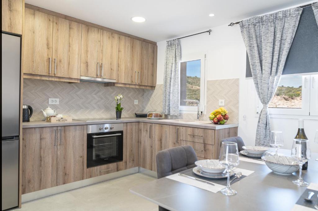 Kitchen and dining area